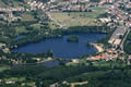 Vue aérienne Plan d'eau Saint Eloy-les-mines 63